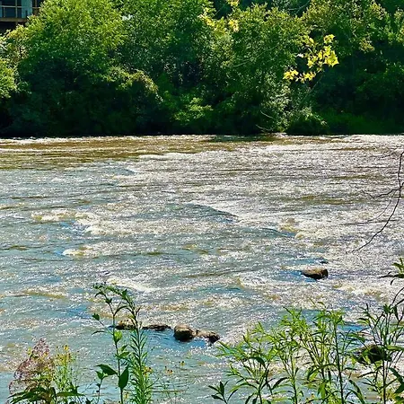 Riverside Relaxer W/Hot Tub+Fire Pit +Wifi & View Franklin Exterior photo
